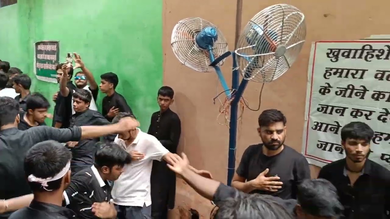 नोहा कर्बला में कोई कारवां लुट गया 😭 ll 10 moharram budhana m.nagar #azadarinetwork #shorts #pfive