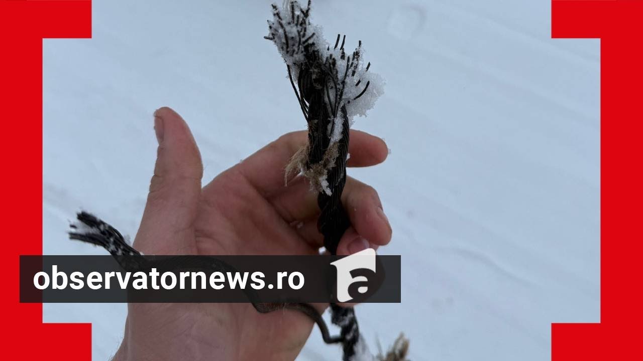 Incident cu repetiţie la cablul instalaţiei de teleschi din Semenic. 