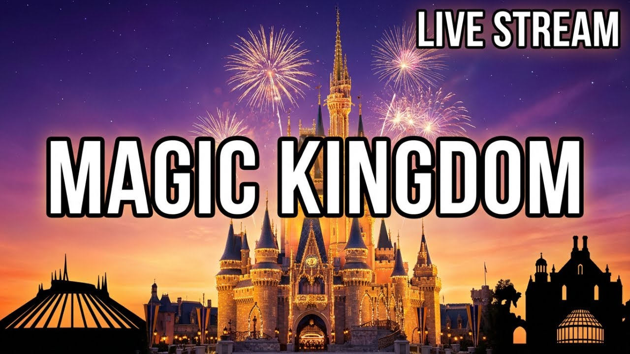 🔴 LIVE: Magic Kingdom: Early Morning Walk in the Park