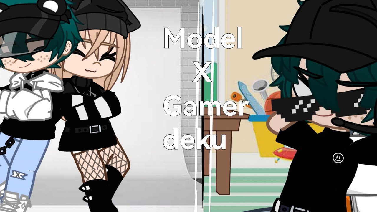 model/gamer deku AU [] bkdk[] info in vid[] enjoy []