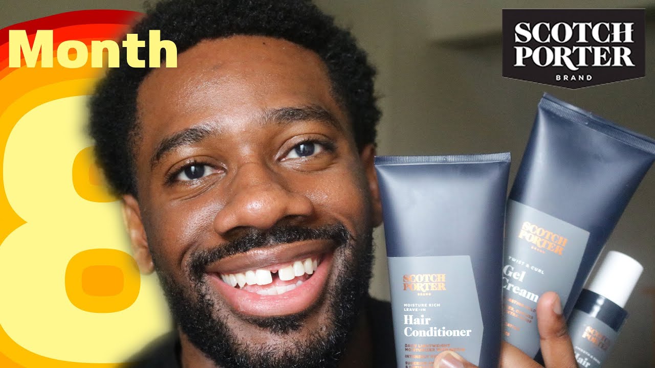 8 Month Afro | WOW! Scotch Porter Hair Product Review! 😳 - How To Get Short Curly Hair