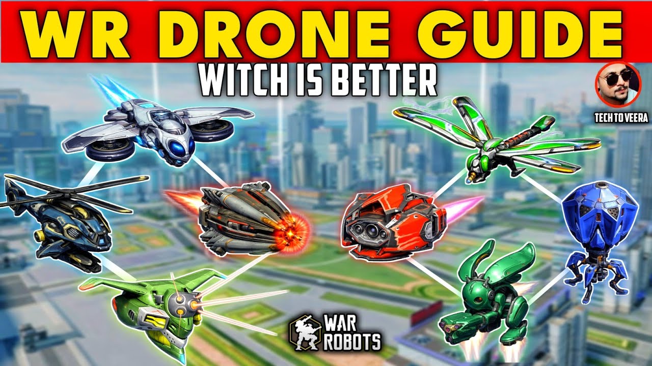 War Robot Drone Guide | war robot drone comparision