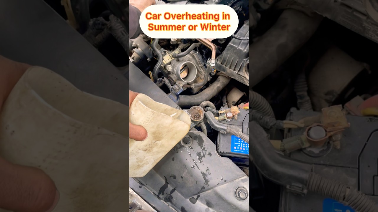 in winter Car Overheating Even with Full Water? Hidden Air Lock Problem how to remove