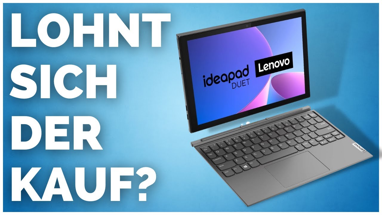 ► Lenovo IdeaPad Duet 3i - TABLET mit Tastatur im Test [KURZ & KOMPAKT]