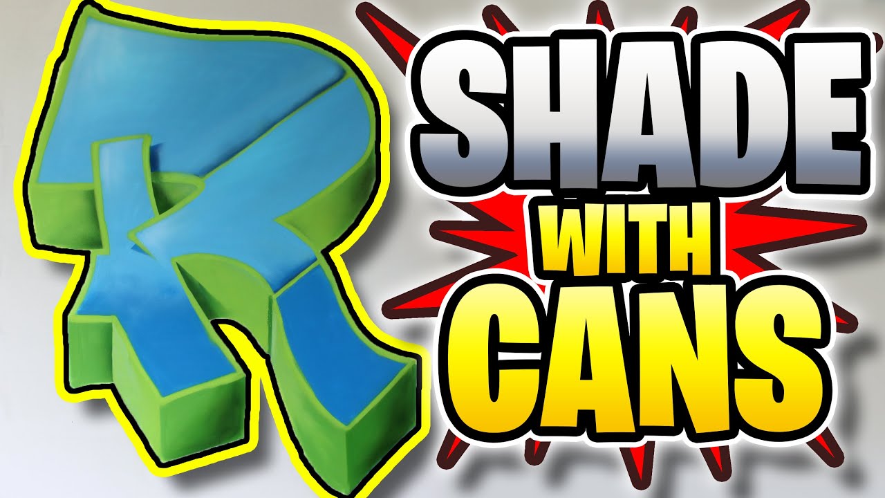HOW TO EASILY SHADE GRAFFITI - (WITH SPRAY PAINT)