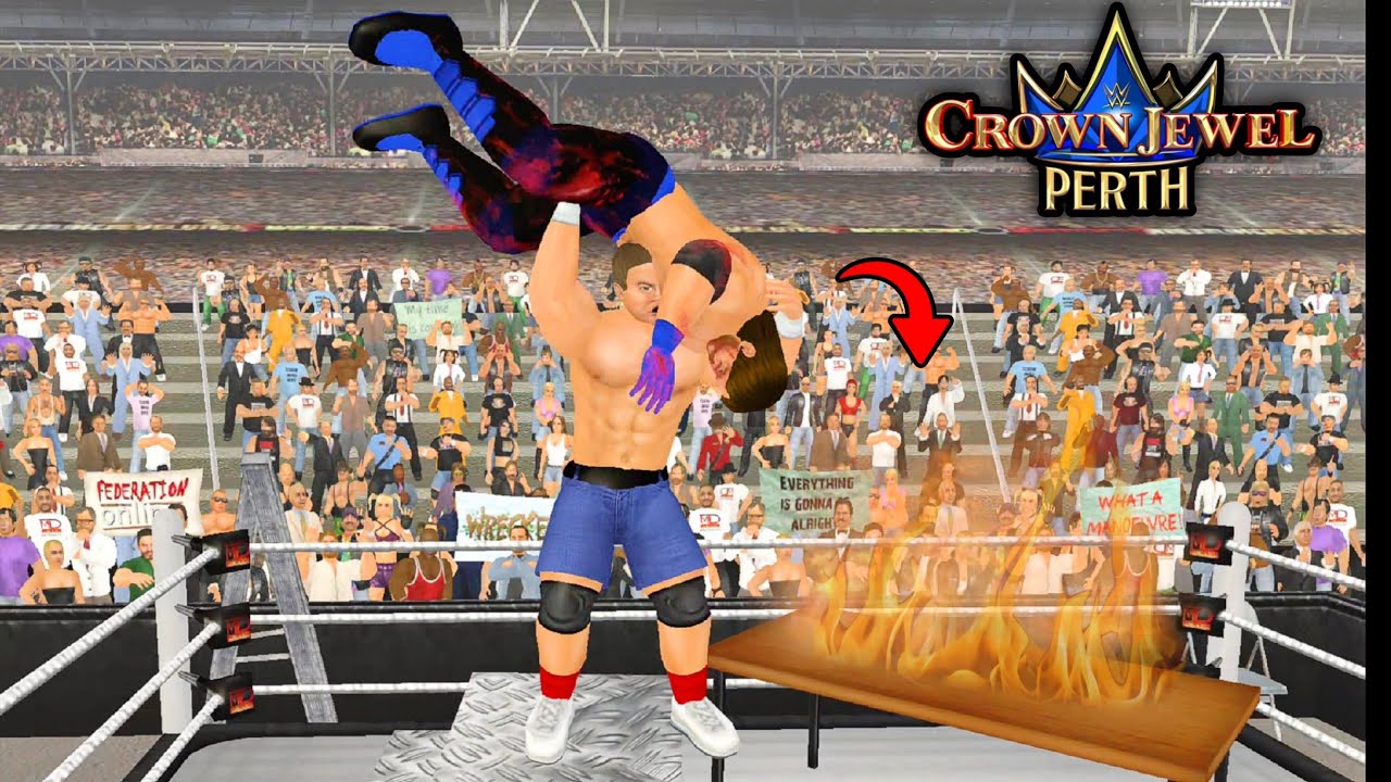 Джон Сина против Эй Джей Стайлза | Crown Jewel Perth | Wrestling Empire