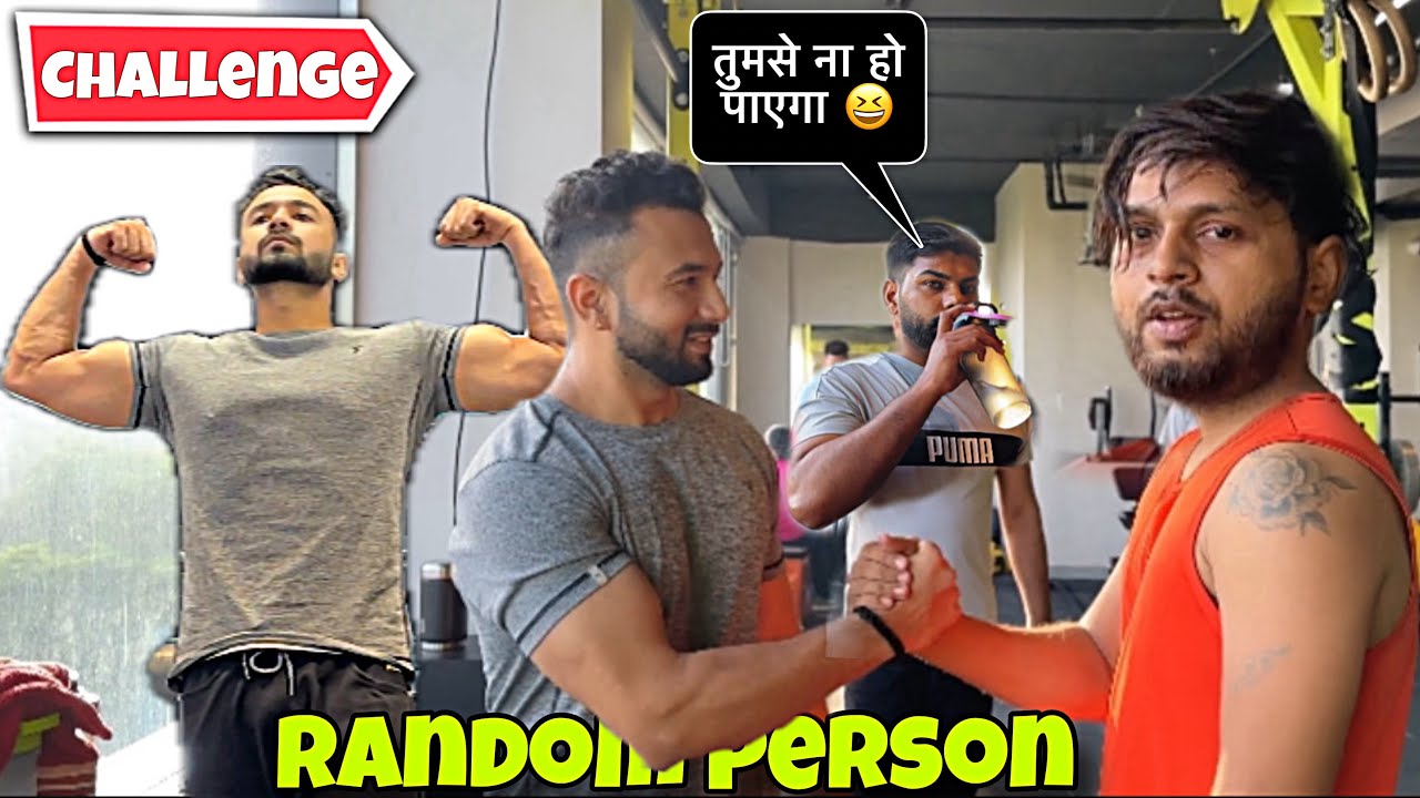 I Challenged RANDOM boy in gym || Full arm workout || thakur fitness #jeetthakur #fitness