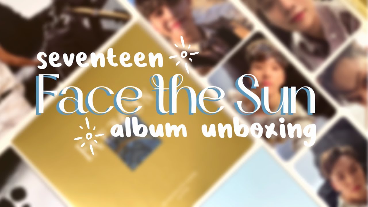 seventeen face the sun album unboxing ♡ asmr, no music