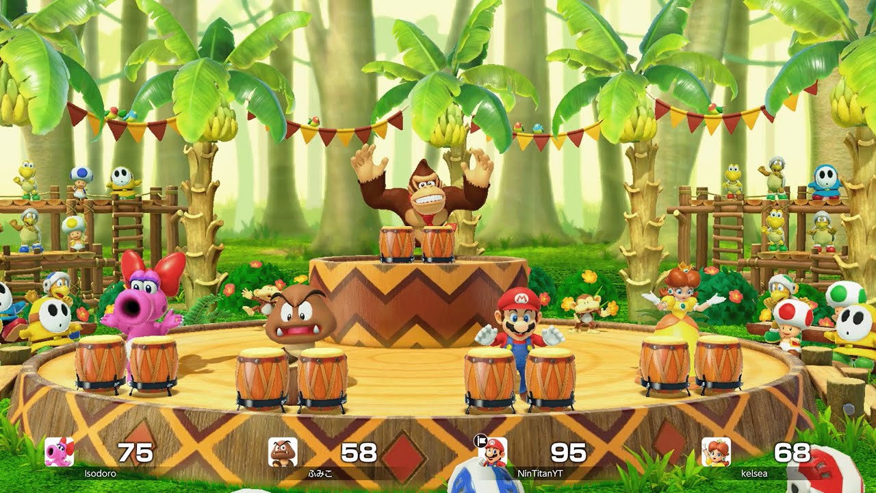 Super Mario Party Jamboree - Mario vs Daisy vs Birdo vs Goomba - Mario's Rainbow Castle