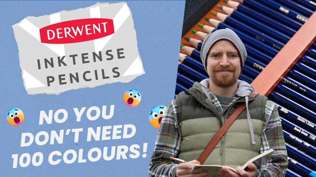 Unveiling the Best 12 and 24 Derwent Inktense Pencils for Nature Art