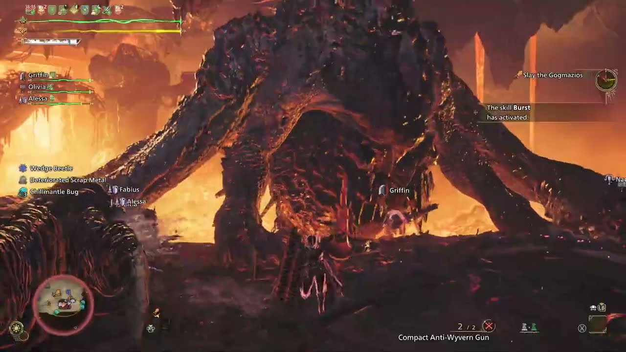 Lance vs Gogmazios