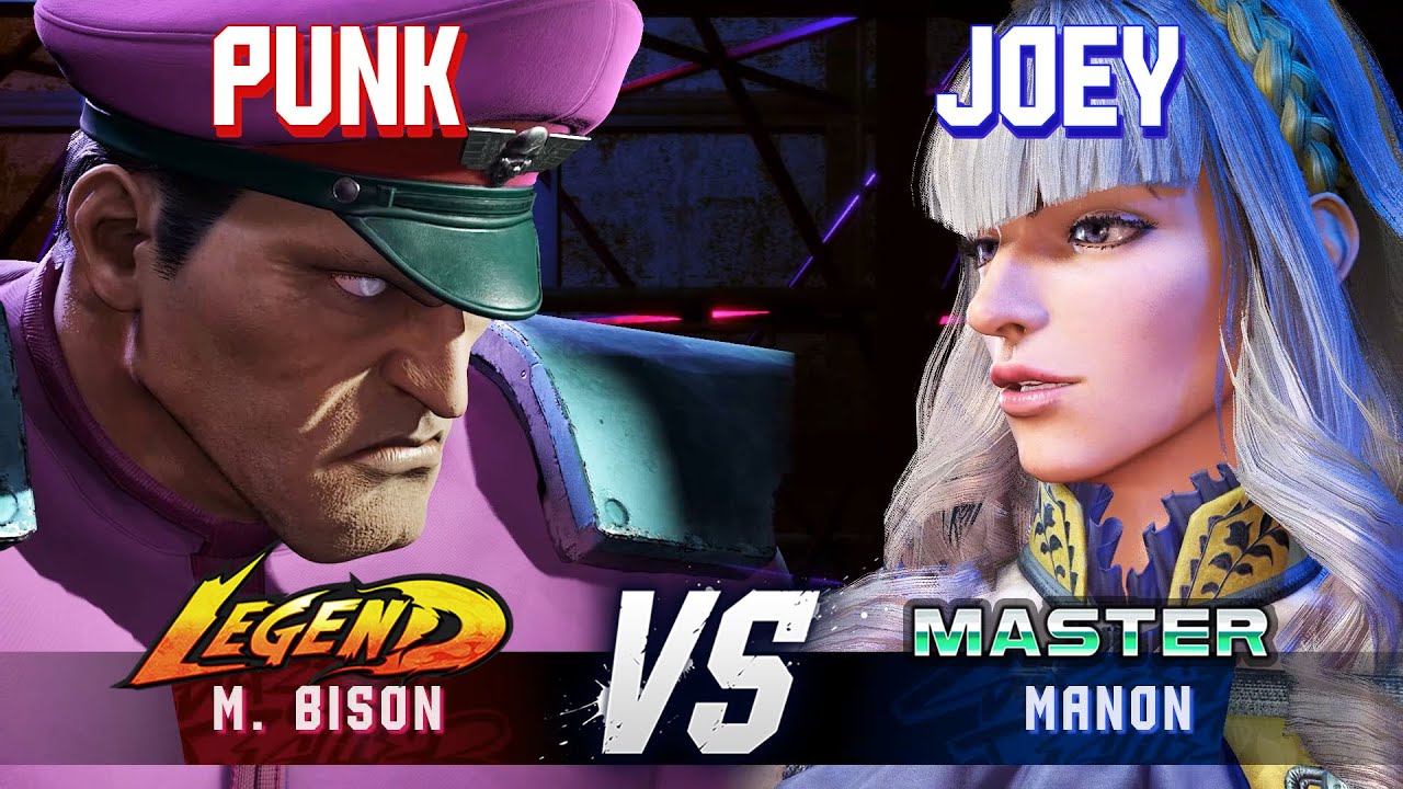 SF6 ▰ PUNK (M.Bison) vs JOEY (Manon) ▰ High Level Gameplay