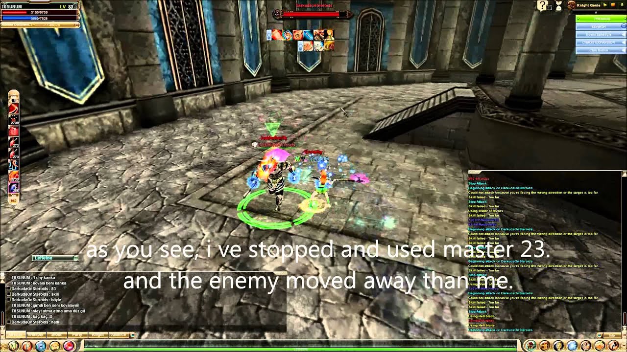 using warrior master 23 bug