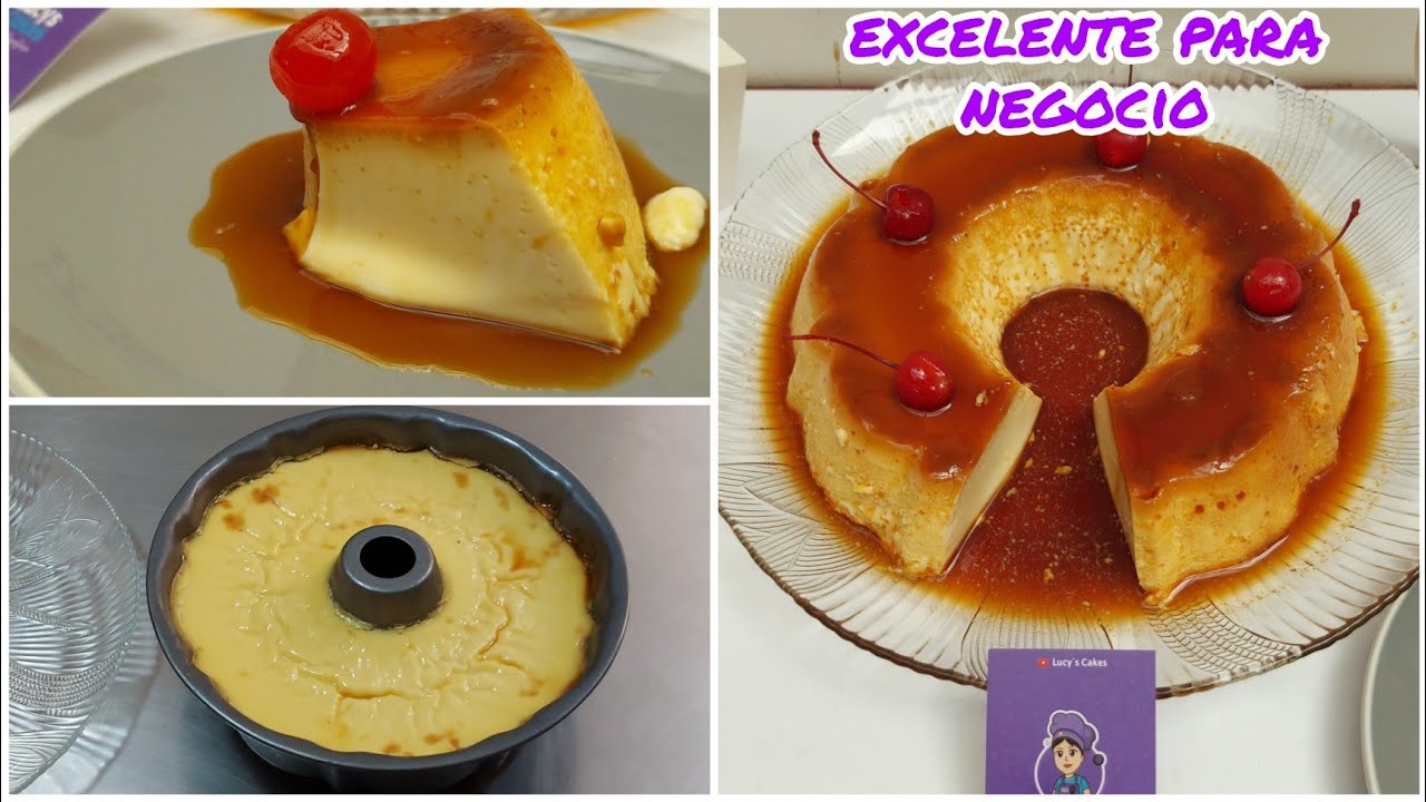 prepara ésta crema volteada deliciosa  rendidora, no empalagosa, económica y especial para negocio