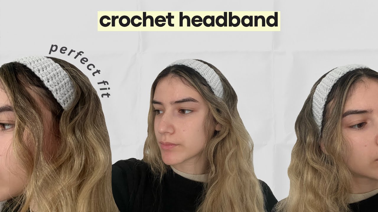 Very Easy Crochet Headband Tutorial | beginner friendly - step by step