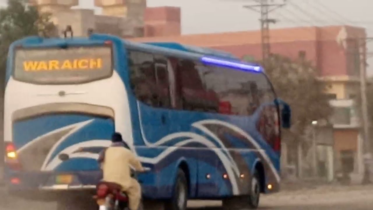 New Video upload Of New Chenille Waraich Express Sadqaibad To Lahore #viralvideo #busvideo #trending