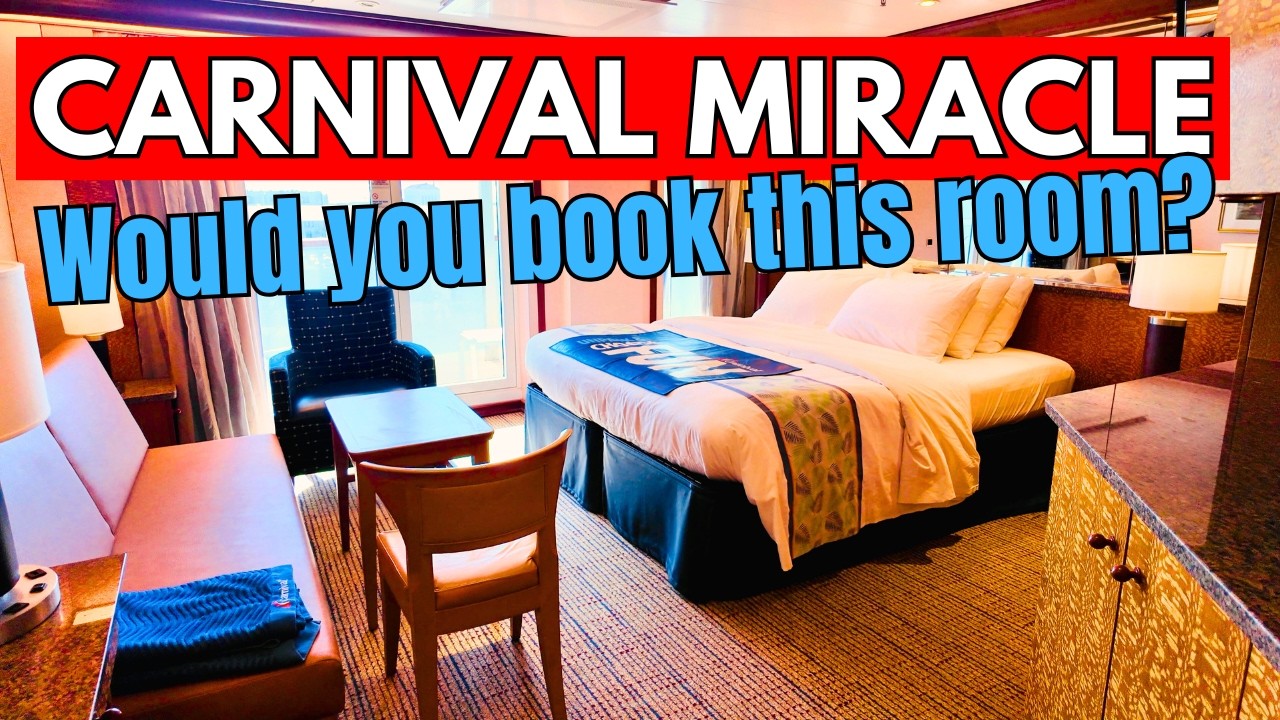 Carnival Miracle Ocean Suite 6164 - FULL TOUR!
