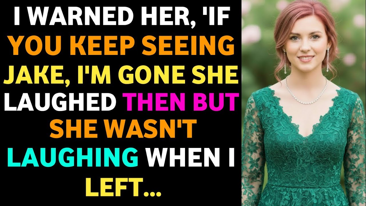 I Warned Her, ‘If You Keep Seeing Jake, I’m Gone She Laughed Then, But She Wasn’t Laughing #cheating