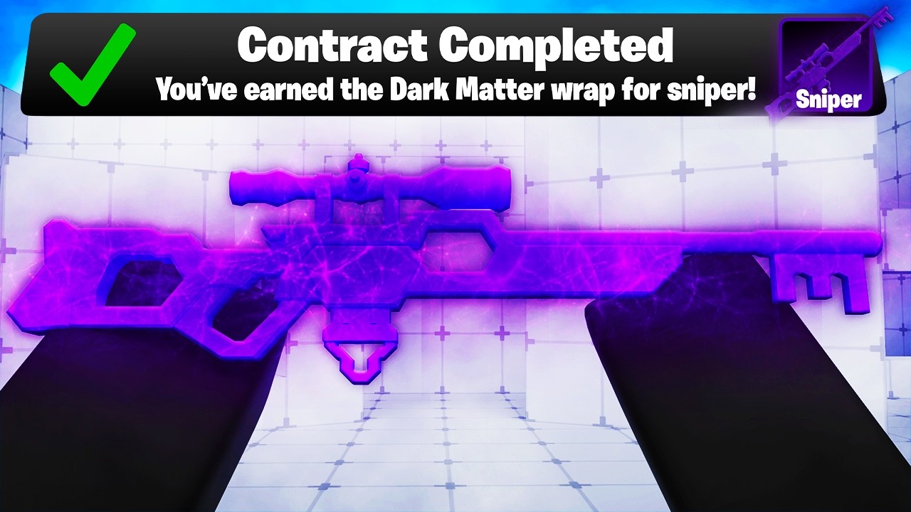 Я наконец-то разблокировал снайперскую винтовку DARK MATTER...