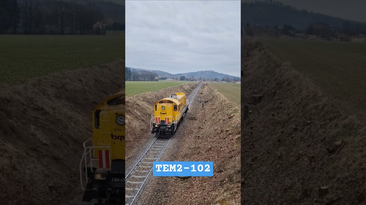 Tamara TEM2-102 Torpolu wraca luzem z bocznicy w Ścinawce G&oacute;rnej #train #pociągi #tem2_102 #torpol