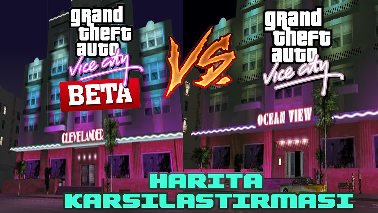 ВСЕ ИЗМЕНИЛОСЬ! СРАВНЕНИЕ БЕТА-КАРТ GTA VICE CITY