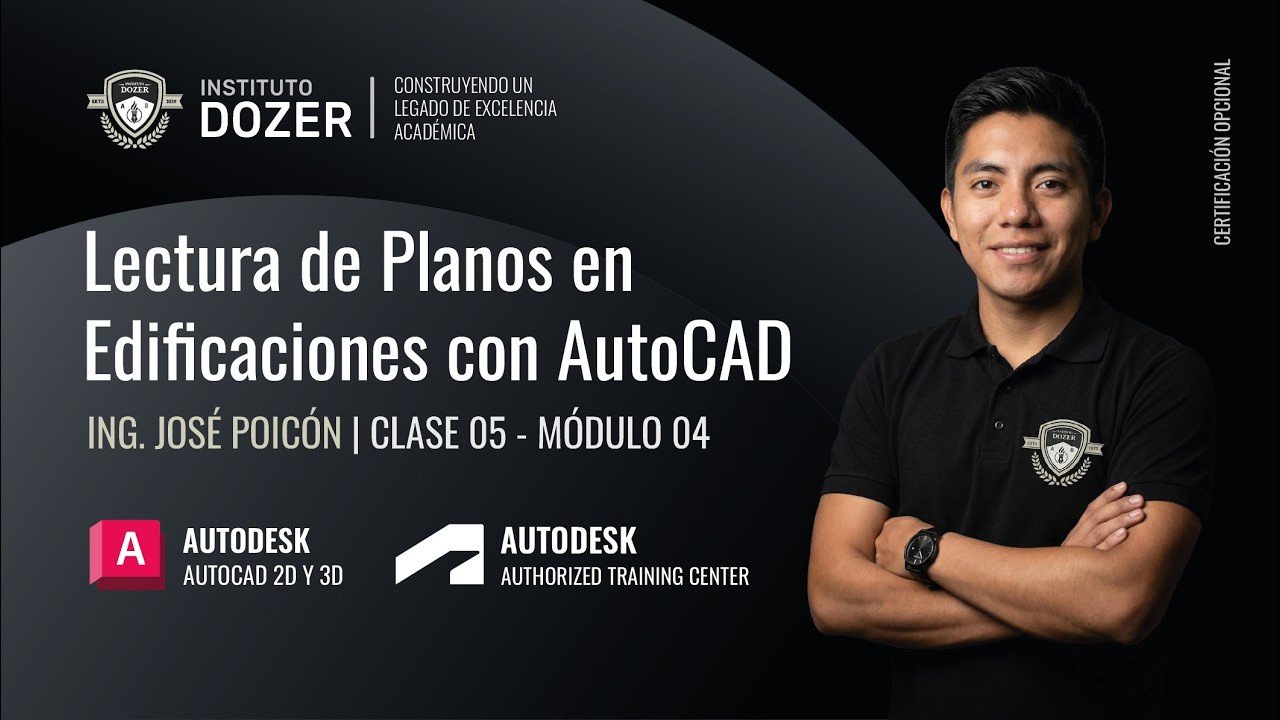 Lectura de Planos en Edificaciones con AutoCAD | Clase 05 - Módulo 04 Curso Gratuito