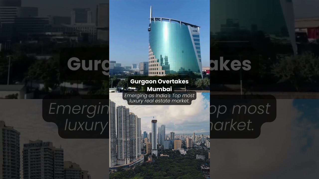 Gurgaon Overtakes Mumbai #realestate #investment #property #growth #india #development #bjp