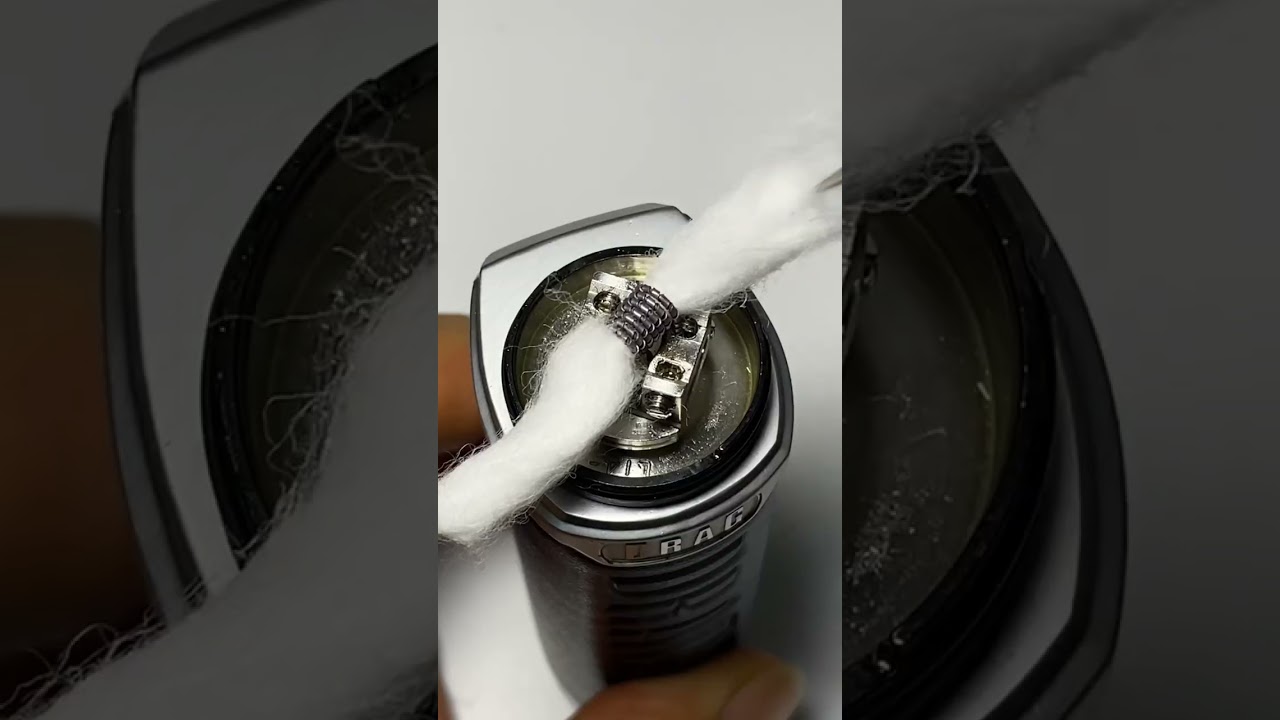 Experiment with voopoo single coil build  #vapediy #vape #asmr #vapelife