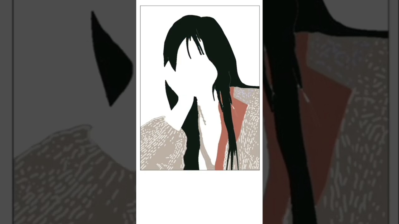 Menggambar digital HAYUN  Brave Girls | HAYUN Brave Girls digital drawing #shorts
