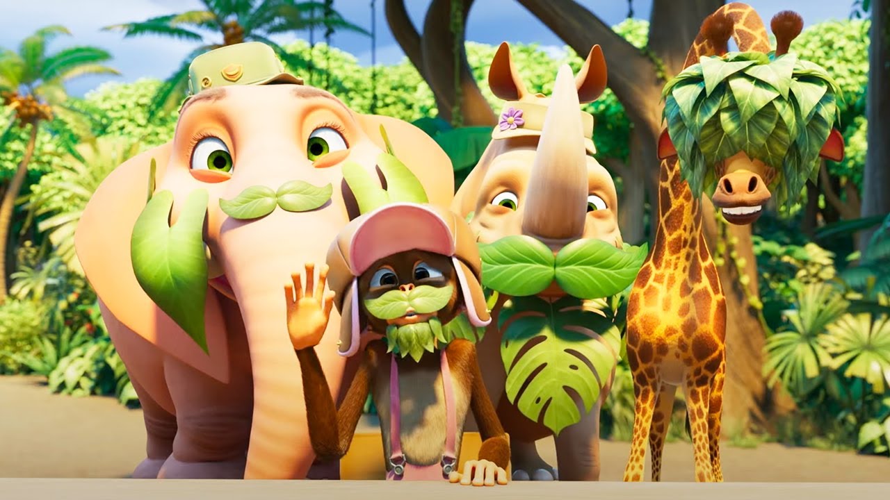 Costume Party - Jungle Beat: Munki & Trunk | Full Episodes | Kids Cartoon 2024