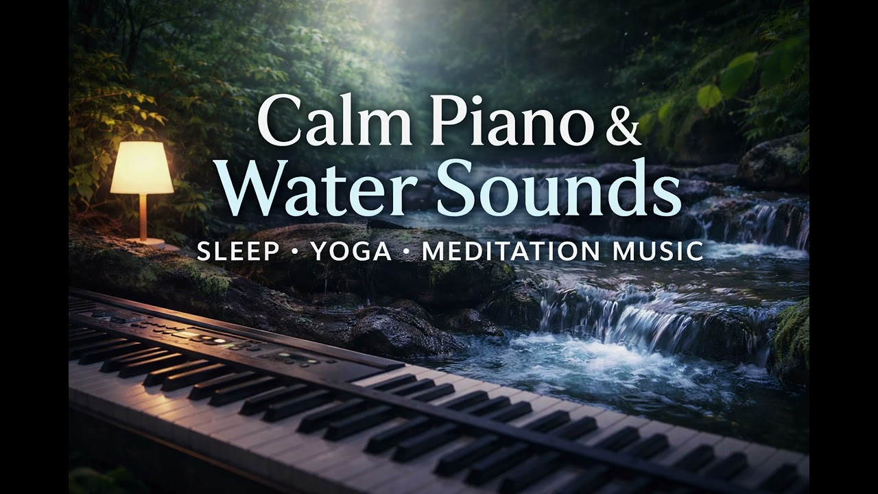 Water Sounds | Sleep • Yoga • Meditation Music Relaxing Piano with Water Sounds | Yoga & Deep Sleep