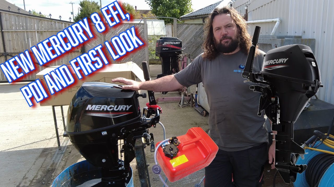 Mercury 8 EFI, First look and PDI on this new 2024 Model