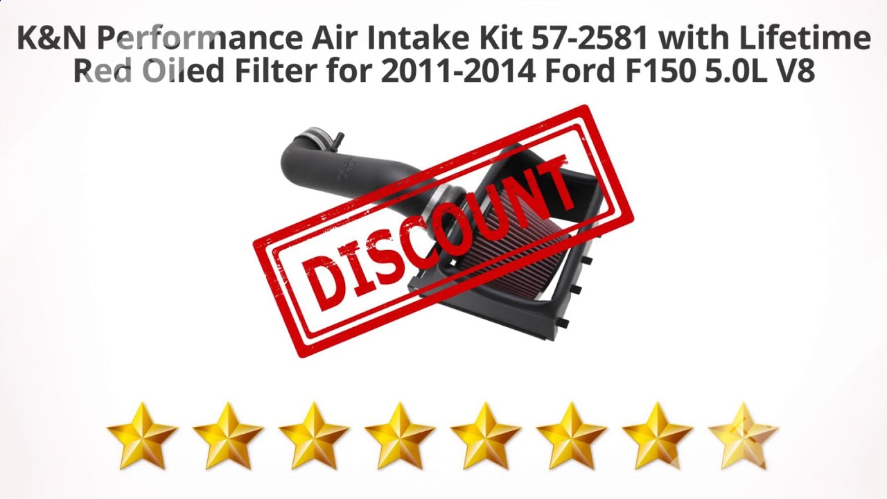 K&N Performance Air Intake Kit 57-2581 with Lifetime Red Oiled  | Review and Discount