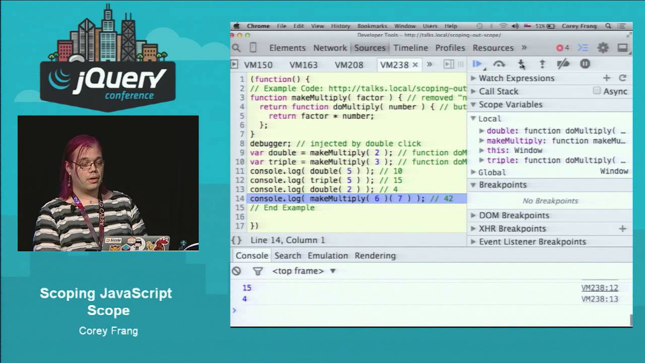 Corey Frang - Scoping JavaScript Scope