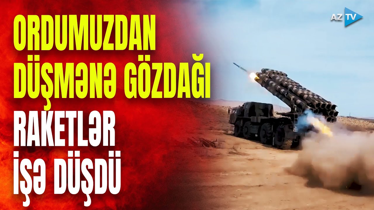 Ordumuzun düşməni vahiməyə salacaq GÖRÜNTÜLƏRİ: raketlər hazır vəziyyətə gətirildi, işə salındı