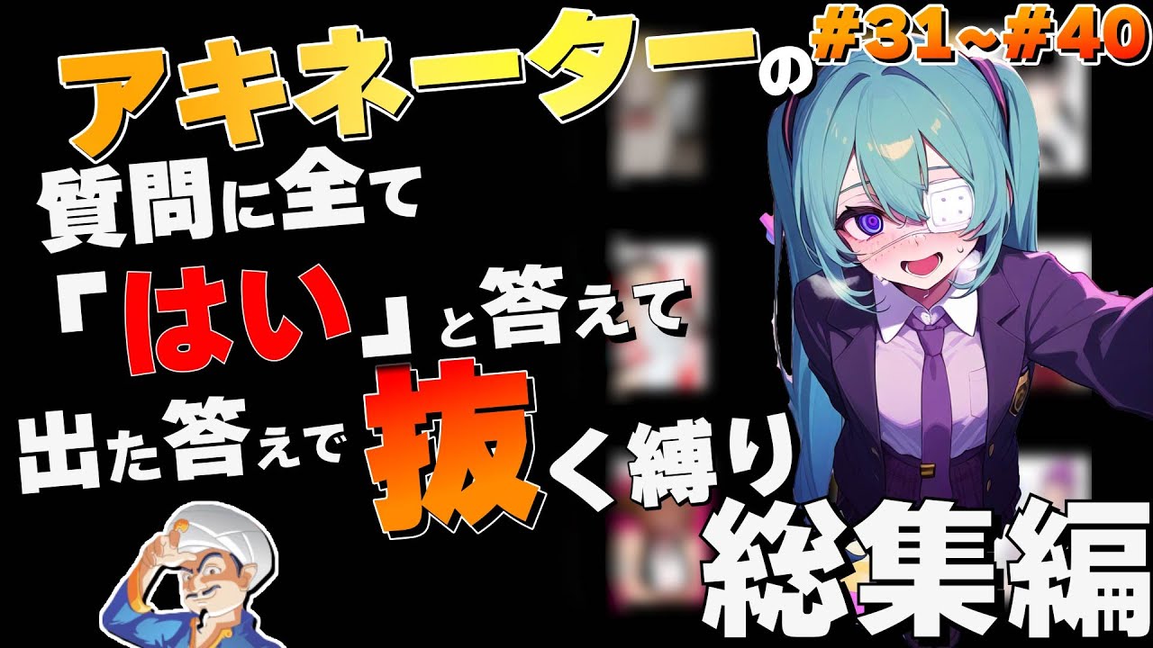 【総集編】アキネーターに今夜のオカズ決めてもらう【パート41~50】