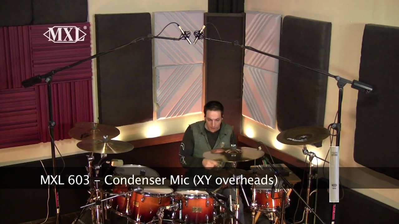 MXL 603 - XY Drum Overheads Demo 1080.mov