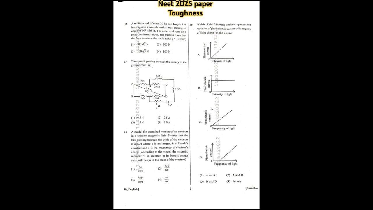 Neet 2025 physics paper analysis #neetexam #neet2025 #neet Toughest paper of NEET.