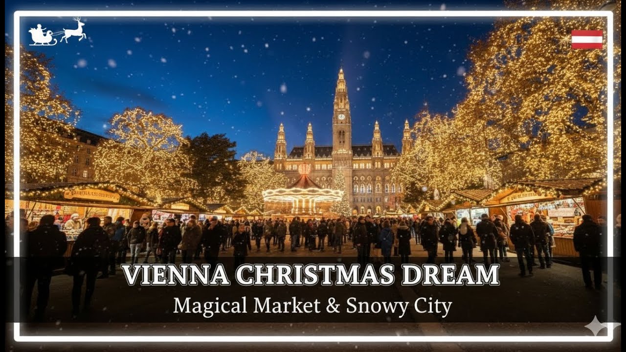 Magical Afternoon in Vienna: Maria Theresa, Parliament & Rathauspark Christmas Market! 🎄✨🇦🇹