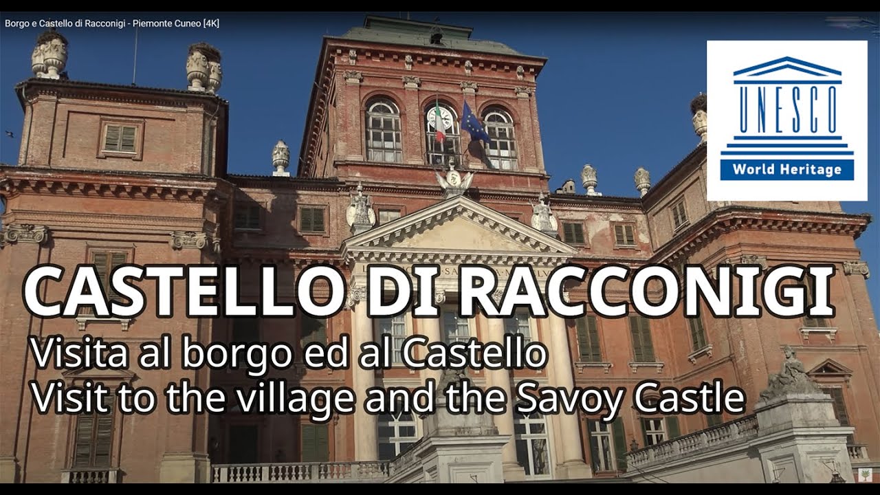 Borgo e Castello di Racconigi - Piemonte Cuneo [4K]