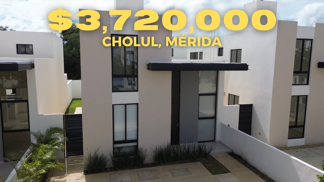 CASAS en VENTA de 3 HABITACIONES | $3,720,000 MXN | Cholul al Norte de Mérida, Yucatán.