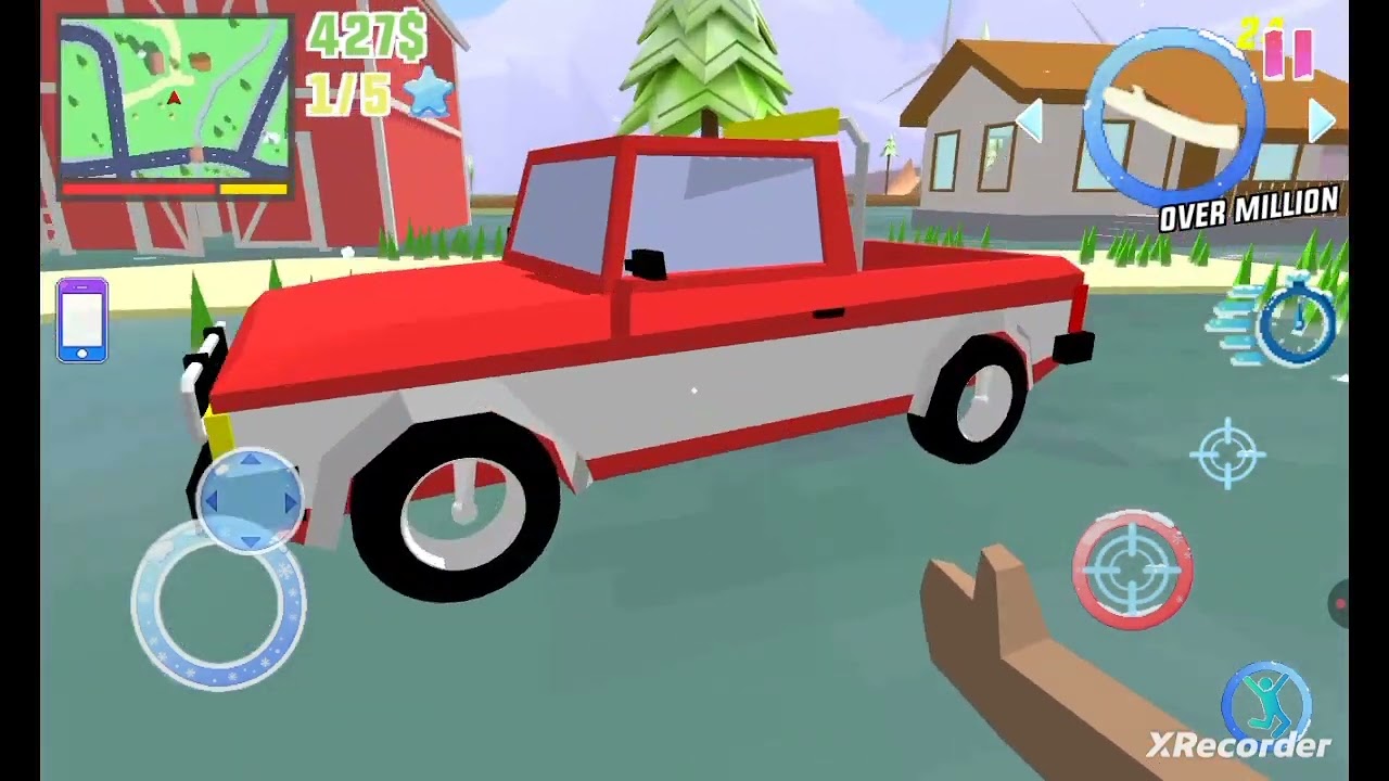 My first try  dude theft wars