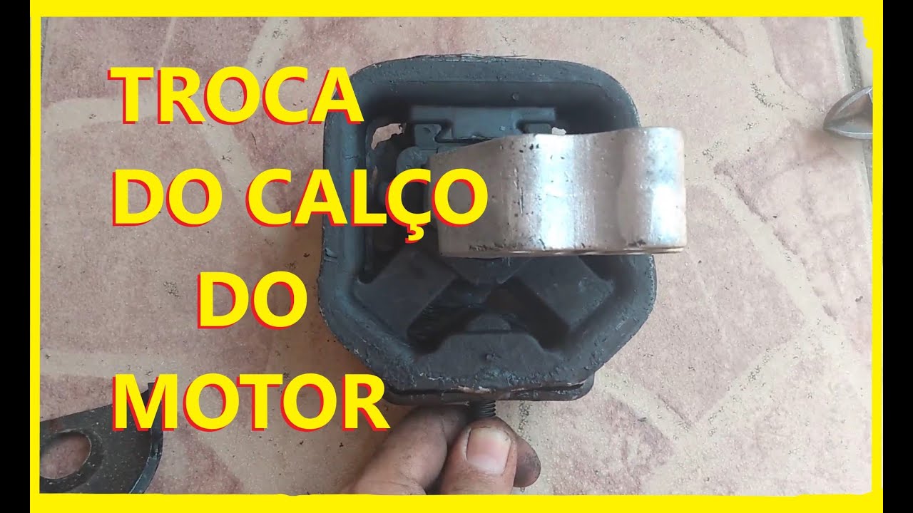 TROCA DO CALÇO DO MOTOR EM CASA