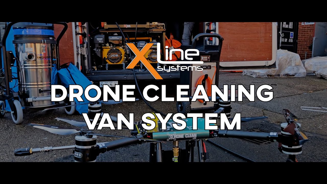 Cleaning with Drones - Van Mounted Soft Washing & Pressure Washing System