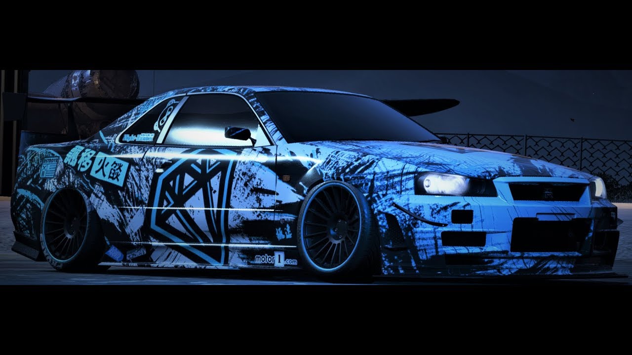 Nissan Skyline R34 GTR Speedpaint/Speedbuild - Need for Speed Payback