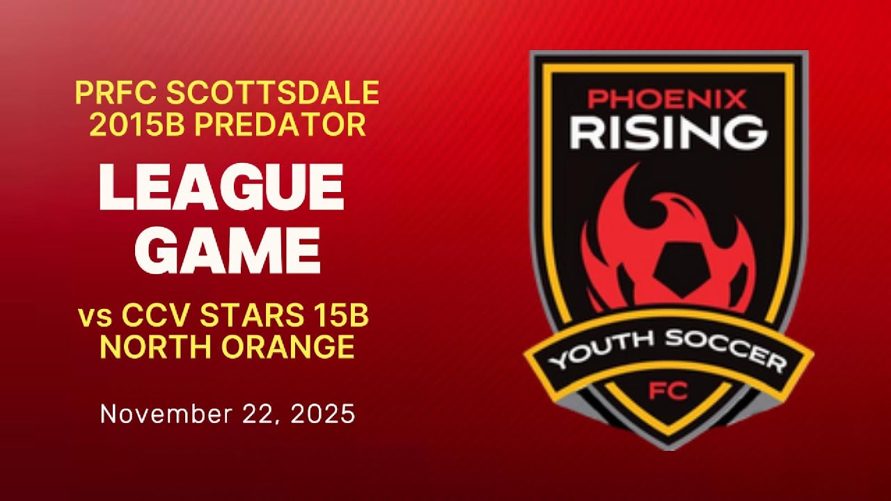 PRFC Scottsdale 15B Predator vs CCV Stars 15B North Orange