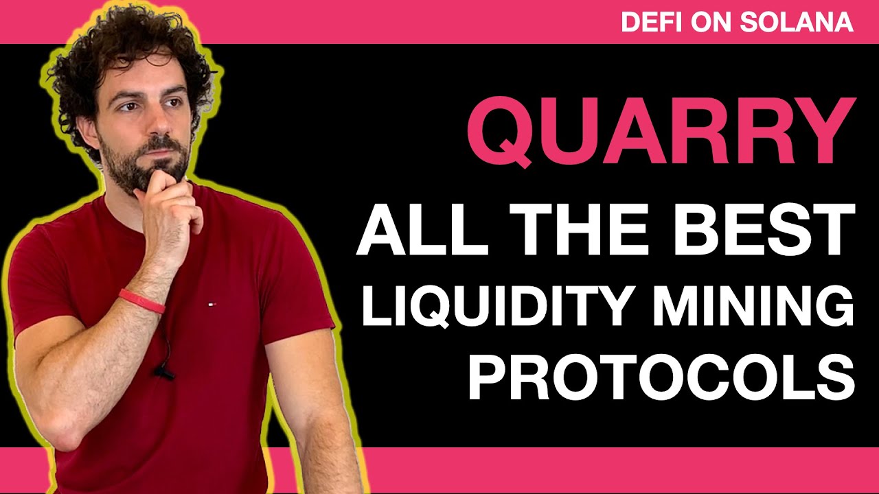 All the BEST LIQUIDITY MINING protocols on SOLANA through a SINGLE interface: QUARRY