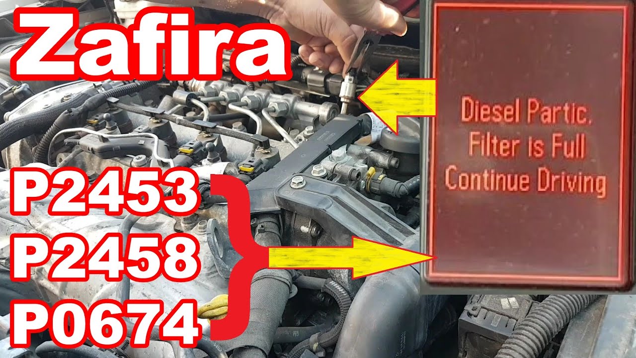 Неисправности сажевого фильтра Vauxhall/Opel Zafira 2.0 CDTi, отсутствие питания... Диагностика и...