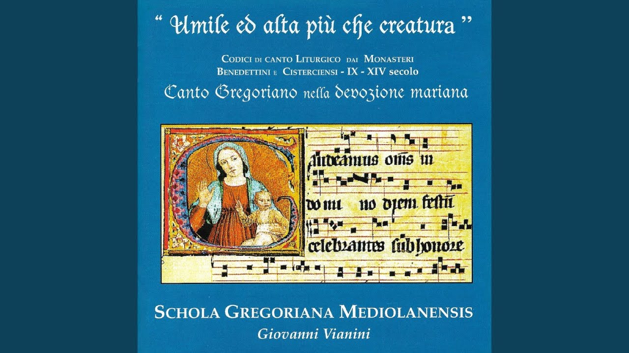 Antifona: Salve Regina (I modo - Bernardo di Clairvaux, 1090 - 1153)