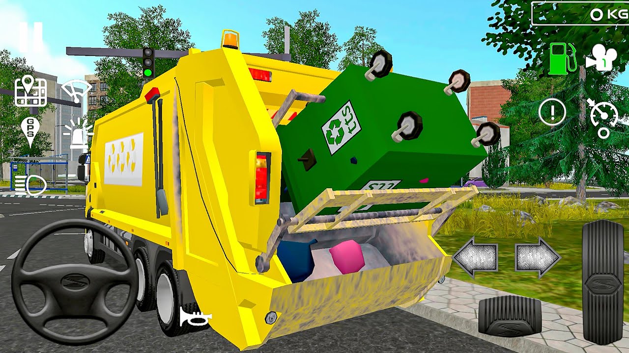 Trash Truck Simulator: Garbage Collection Gameplay